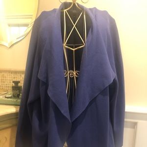 Ellen Tracy blue knit cardigan